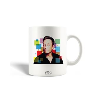 Caneca Maniacase Elon Musk Diretor Geral da Tesla Motors Fan Art - 1