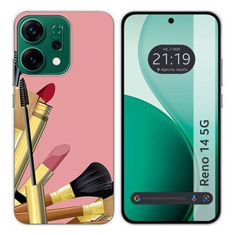 Capa Tumundosmartphone de silicone para Oppo Reno 14 5G | Desenhos e design de pincéis - 1