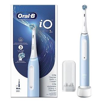 Escova de Dentes Elétrica Oral-B Braun iO Series 3N | Azul claro, Branco - 1