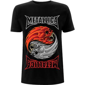 T-shirt Rock Off METALLICA | Yin Yang | Preto | M - 1