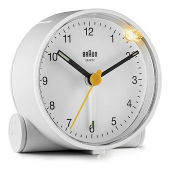 Relógio-Despertador Analógico Braun BC-01-W | Branco - 1