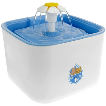 Bebedor para Cães e Gatos PrimeMatik | 2.5 L | Fonte Elétrica com RecIPiente Filtrado para Animais de Estimação - Azul - 1