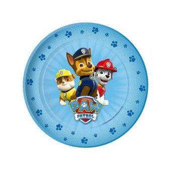 Conjunto 8 Pratos Festa Patrulha Pata 22cm - 1