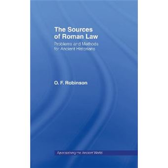 The Sources of Roman Law - Problems and Methods for Ancient Historians - Hardback - 1996 - 1