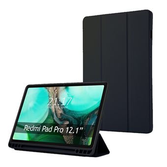 Capa TUMUNDOSMARTPHONE flip inteligente para Xiaomi Redmi Pad Pro / Pro 5G 12.1 | Preto - 1