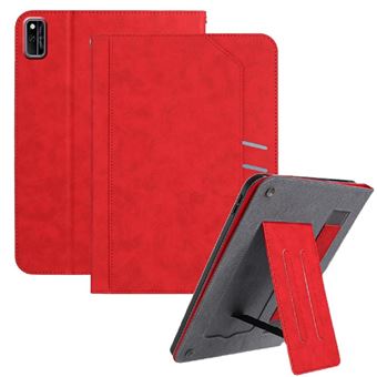 Capa ZURSANA para Tablet Honor V7 10.4'' | Suporte Ajustável | Proteção Total | Couro PU Fino - Vermelho - 1