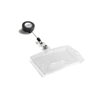 Crachá/cordão para Crachás Durable 8012 | Transparente - 1