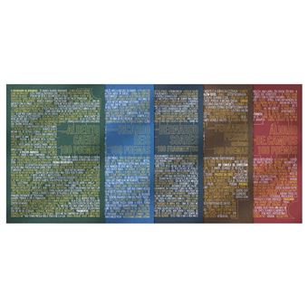 Kit 5 Postais TEMPUS.ART Fernando Pessoa ""100 Poemas"" | 15x21 cm - 1