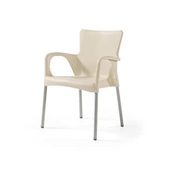 Cadeira 3G Resins VERA | com braço | Bege Mr. | Pack 25 unidades - 1