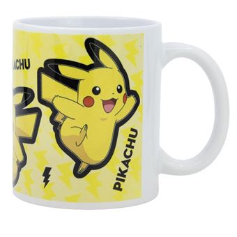 Caneca Stor Pokemon | Branco, Amarelo - 1