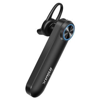 Auricular Bluetooth Inkax | Som Cristalino com Botões de Controlo | Preto - 1