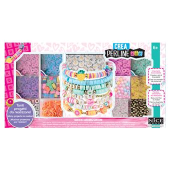 Kit de Pulseiras Nice 87042 Crea Perline Abc Heishi Pop | 500 Peças - 1