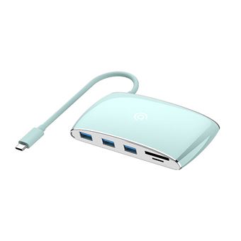Adaptador 9 em 1 aigo H9S | Type-C a 3USB3.0 HDMI SD/TF PD VGA 1000mbps para HUAWEI Mate40/P50 Samsung S20 - 1