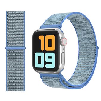 Bracelete de Nylon HSMY Simples para Apple Watch Series 6/ SE/ 5/ 4 | 40 mm - Azul Claro - 1