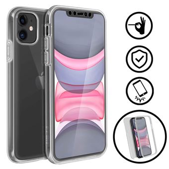 Capa Avizar para iPhone 11 | 360º | Silicone + Policarbonato - Transparente - 1
