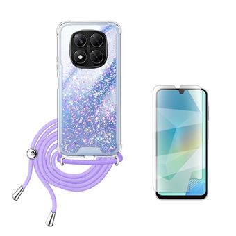 Capa Silicone ShinnyHands Free + Película ClearGel CapaSmart para Xiaomi Redmi Note 14 Pro | Roxo - 1