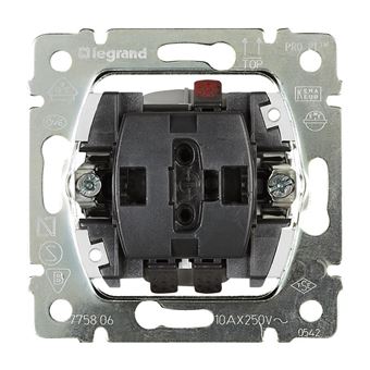 Interruptor Legrand 775804 | Aço inoxidável, Transparente - 1