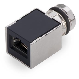 cabo de interface/adaptador de género Wago 756-9504/040-000  M12 RJ-45 Preto, Prateado - 1