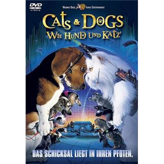 Warner Bros Cats & Dogs DVD 2D Alemão, Inglês - 1