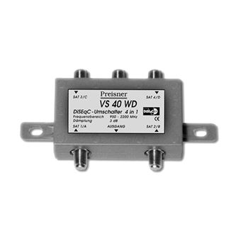 Misturador Ou Cabo Divisor Televes VS40WD | Cinzento - 1