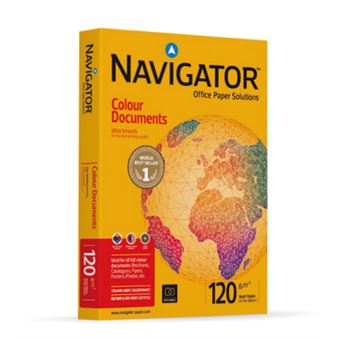 papel para impressão Navigator COLOUR DOCUMENTS  A4 (210x297 mm) Fosco Branco - 1