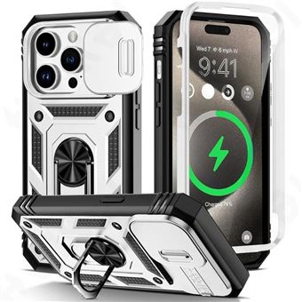 Capa 360 Military grade Antiimpacto para Iphone 16 pro max | Branco - 1