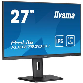Monitor iiyama XUB2793QSU-B7 | LED | QHD | 1 ms | 100 Hz | 27" | E - 1