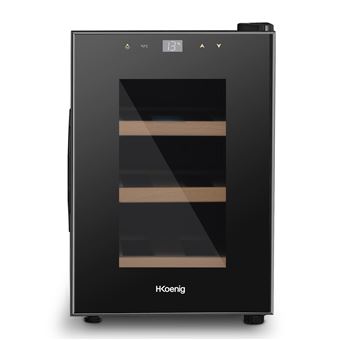 Cave de Vinho H.Koenig AGE6 | 6 Garrafas | 17L | 3 Tabuleiros | Termoeléctrico | 26dB | 70W | G - 1