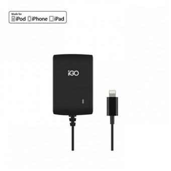 Carregador iGO Viagem (EU/UK/US) Lightning-cable | 2,4A | black - 1