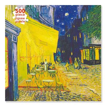 Adult Jigsaw Puzzle Vincent Van Gogh Cafe Terrace 500 Pieces By Flame Tree Publishing - 1