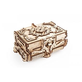 Puzzle 3D UGears Antique Box | 185 Peças - 1