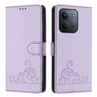 Capa ZURSANA para Xiaomi Redmi 15C 5G | Suporte | Bloqueio RFID | Fecho Magnético | Violeta - 1