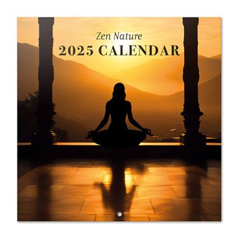 Calendário de Parede 2025 Zen Nature - 1
