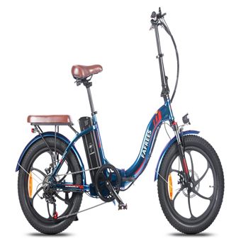 Bicicleta Elétrica FAFREES F20 Pro | 250W | 648WH | 80KM Autonomia | Travões de Disco | Azul Deslumbrante - 1