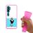 Capa Hapdey para Xiaomi Mi Note 10 - Note 10 Pro - CC9 Pro | Silicone Flexível em TPU | Design Símbolo do coração, o amor está no ar - Rosa_3