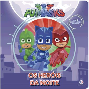 Quebra-Cabeca Almofadado Pj Masks - Os Herois da Noite - 1