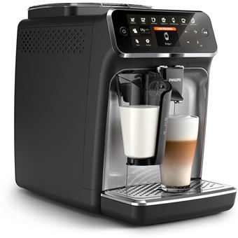 Máquina de Café Expresso Philips Máquinas de café expresso totalmente automáticas da série 4300 EP4346/70 | Preto - 1