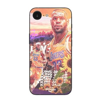 Capa Maniacase para Iphone 16E | Lebron James Lakers Nba Papel de Parede - 1