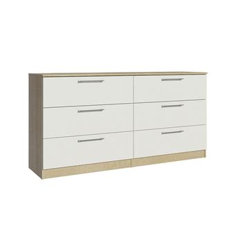 Cómoda Ideia Home Design Trend | Dupla | Branco, Carvalho Claro - 1