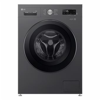 Máquina de Lavar Roupa LG F4NX1009NMB | 9 Kg | 1400 RPM | A | Preto - 1