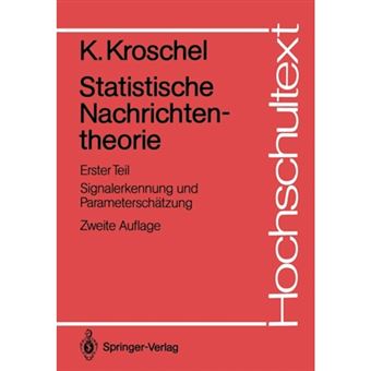Statistische Nachrichtentheorie - Paperback - 1986 - 1