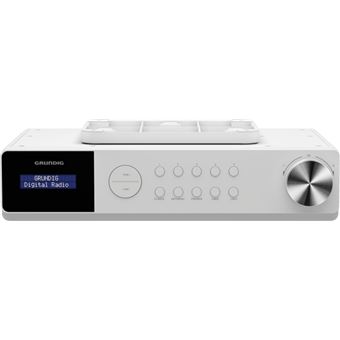 Grundig DKR 1000 BT rádio Worksite Digital Branco - 1