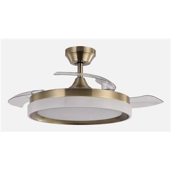 Ventoinha de Teto Fabrilamp 208491314 | 6 Velocidades | 30 W | Dourado - 1