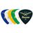 Ibanez BCI16H palheta Celuloide Preto, Azul, Verde, Cinzento, Branco, Amarelo 6 peça(s)_0