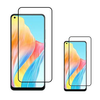 Kit Phonecare 2 Película de Vidro Temperado 5D Full Cover para Oppo Reno8 T - Transparente/Preto - 1