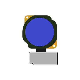 Botão Home Clappio para Honor 8X | Substituição com Conector - Preto - 1