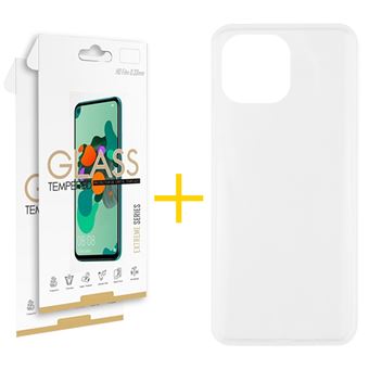 Conjunto Skyhe 2 X Película de Vidro +  Capa para iPhone 13 Pro Silicone Liso Transparente Clear - 1