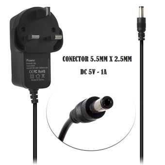 Carregador Transformador – Adaptador de Alimentação Multi4you 5V 1A (Ficha Inglesa - UK) - 1