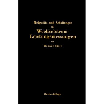 Messgerate Und Schaltungen Fur Wechselstrom-Leistungsmessungen - Paperback / softback - 0 - 1