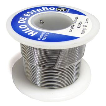 Bobina de Estanho Best 63% de Pureza 1,0mm e 100g de Lata - 1